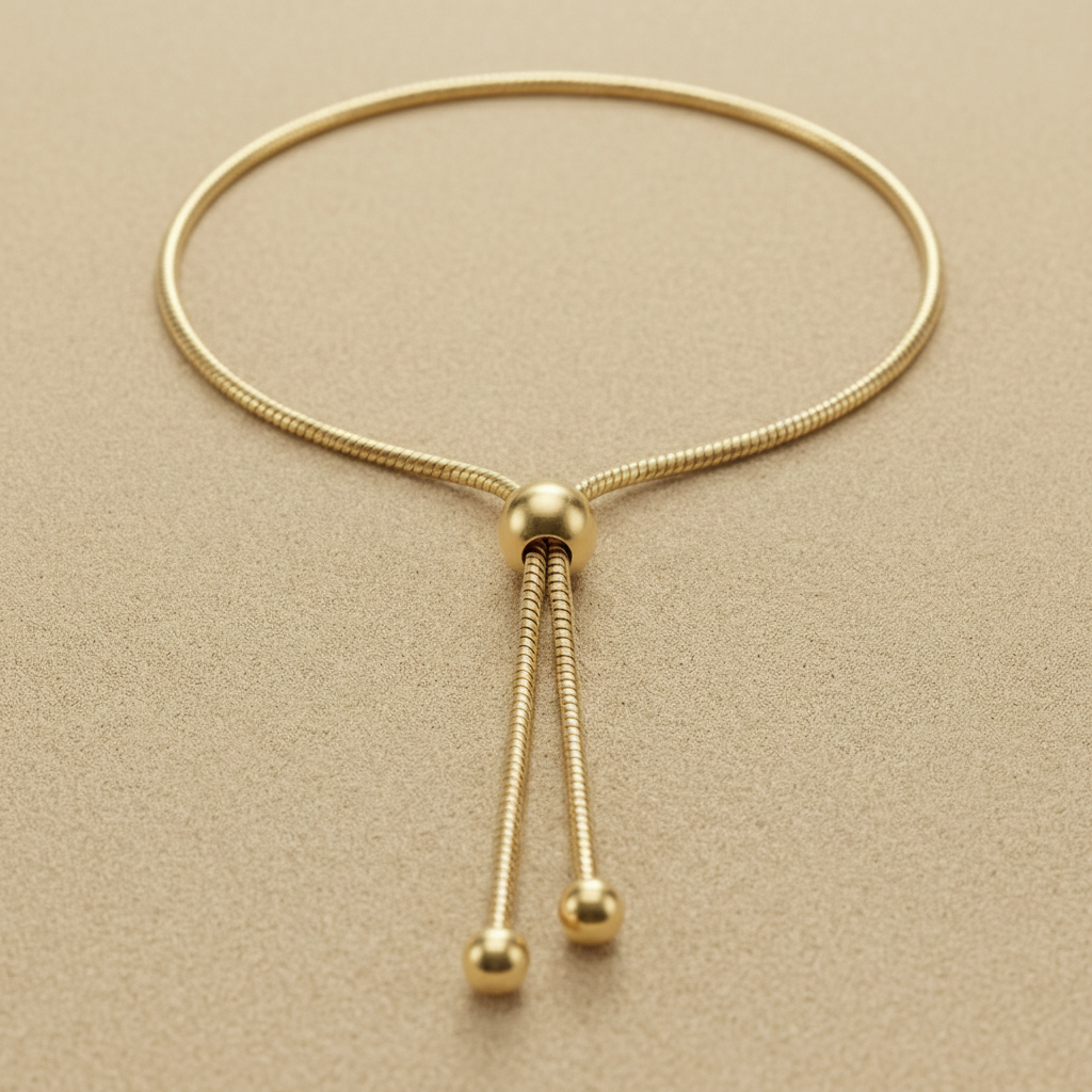 Collier lariat détail format carré